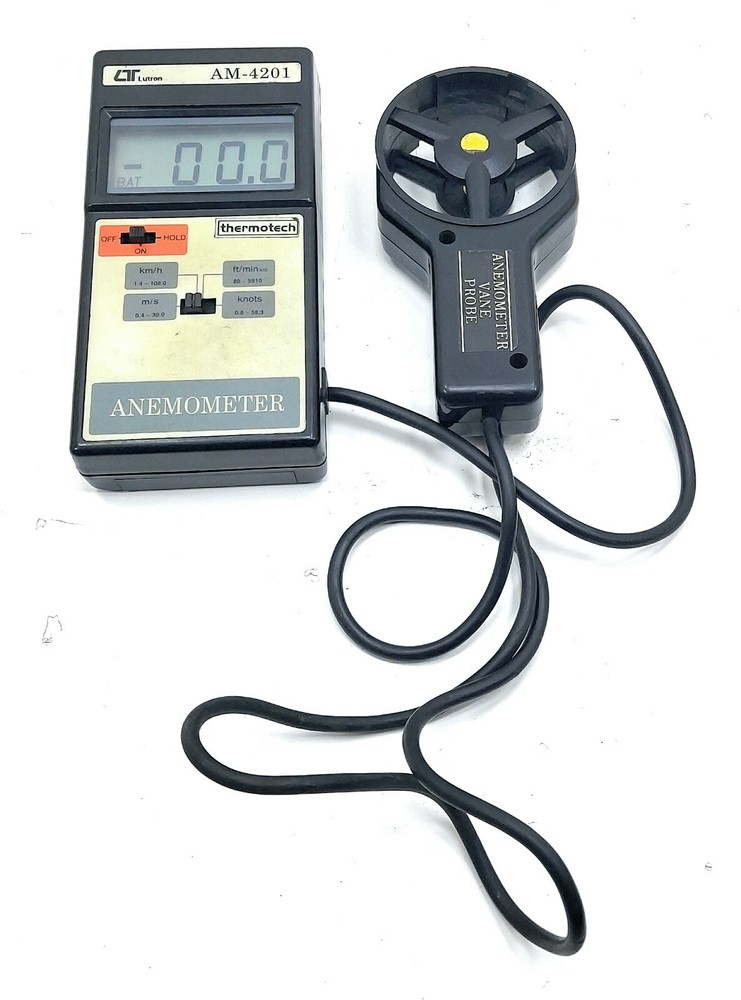 Lutron AM-4201 Digital Anemometer Portable Wind Speed Runner-Type Meter