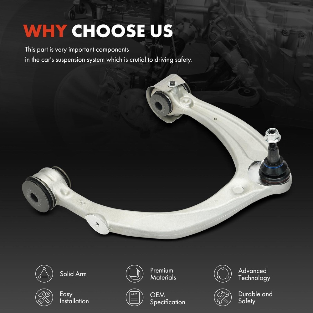 Front Right Upper Control Arm & Ball Joint Assembly for Chevy Silverado 1500 GMC