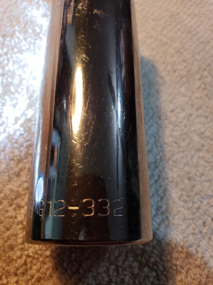 NEW 12-332 Armstrong 1/2" Drive 1" Deep Socket 12-Point Chrome