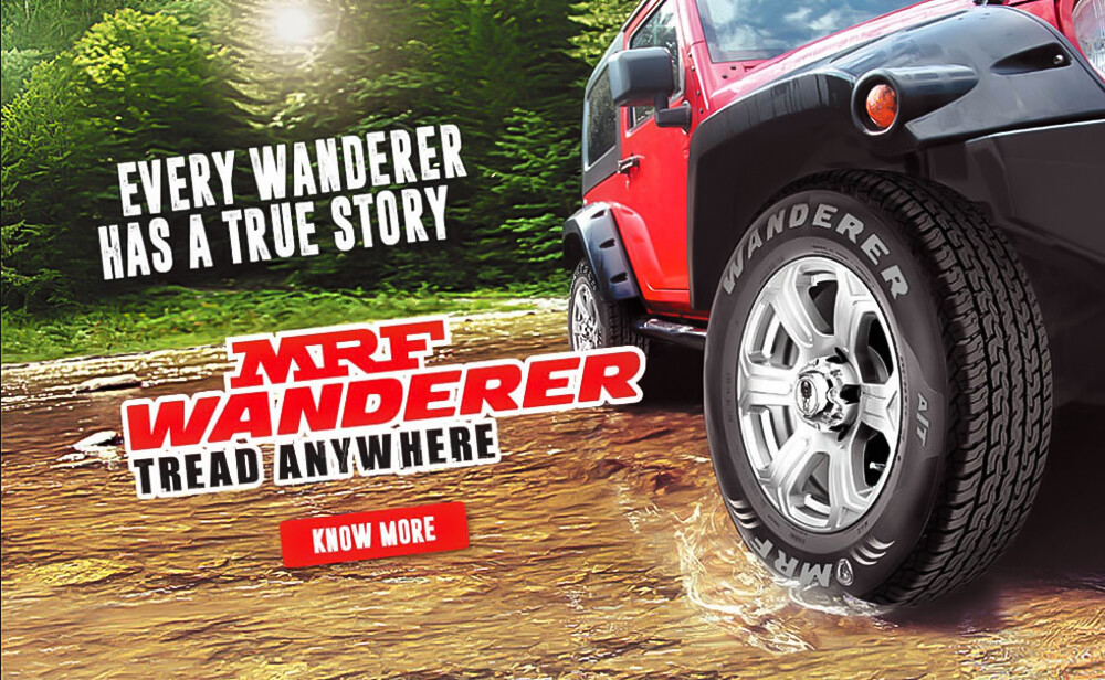4 Tires MRF Wanderer A/T 255/65R18 111T AT All Terrain