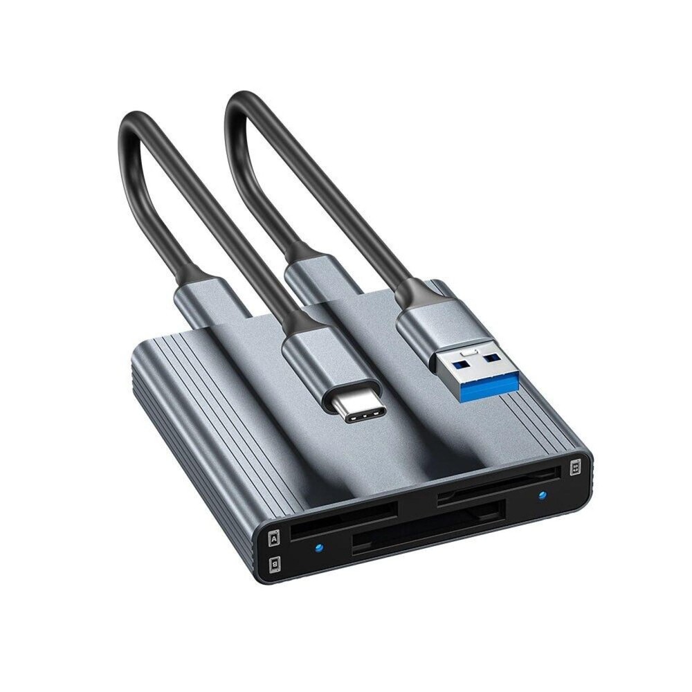 3 in 1 Card Reader USB 3.1 Gen2 10Gbps For CFexpress Type A / B/SD Memory Card A