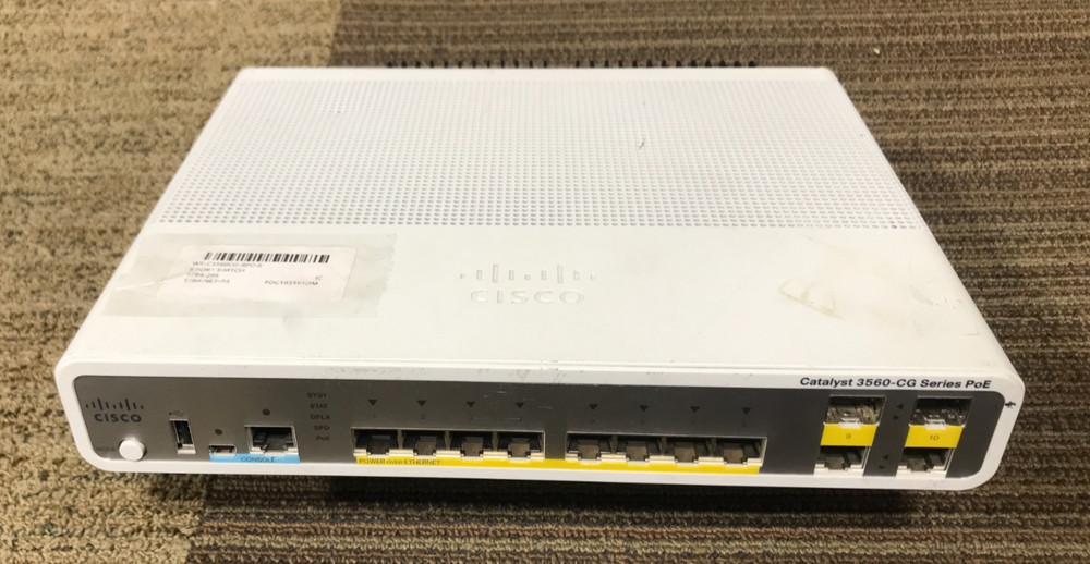 Cisco Catalyst 3560 Compact Network Switch (WS-C3560CG-8PC-S)