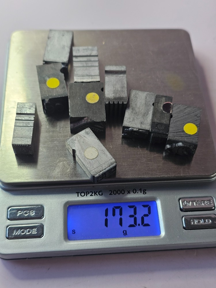 10 Assorted Vintage Metal Letterpress Printing Blocks