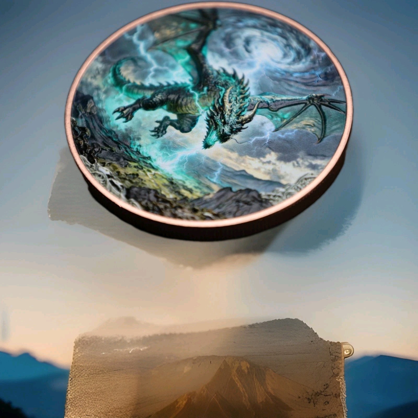 5oz Fine Copper .999 2026 Dragon Flight Colorized Limited Edtion 5,000 PRE-ORDER