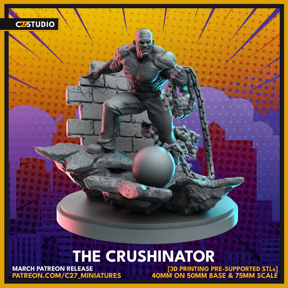 The Crushinator | 40mm Crisis Protocol | Tabletop Gaming | Tabletop Miniature |