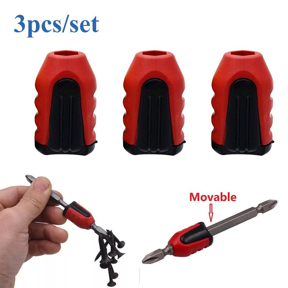 3xMagnetizer Drill Bit Magnetic for RING Magnet Screwdriver Bit Holder