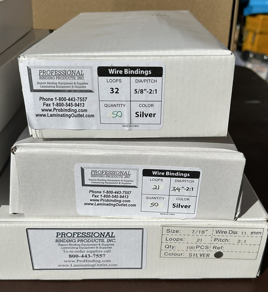 Binding wires various size mostly 9/16 / 14 MM 101-130. 25 ea.