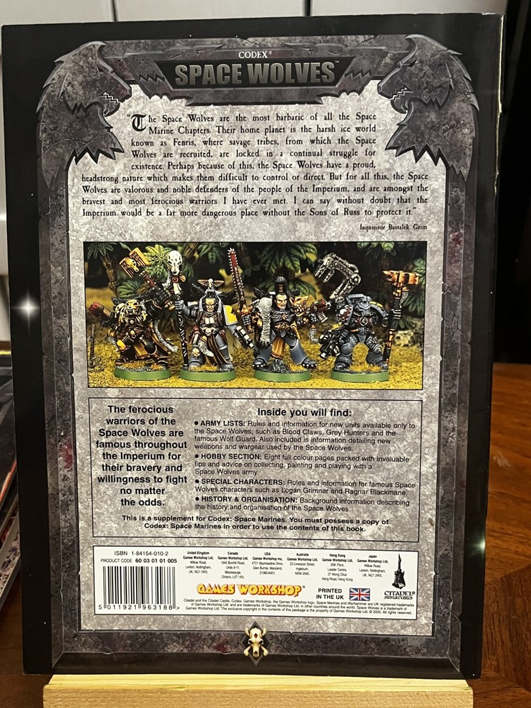Space Wolves - Codex - Warhammer 40K Games Workshop M2127