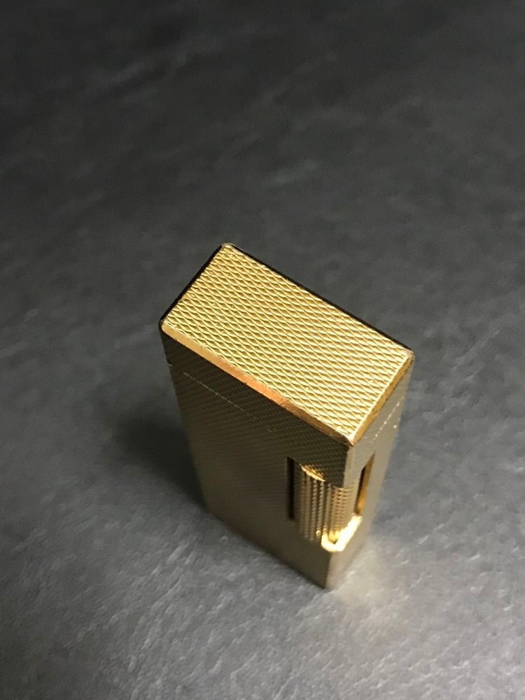 Overhauled Dunhill Rollagas lighter Gold without box