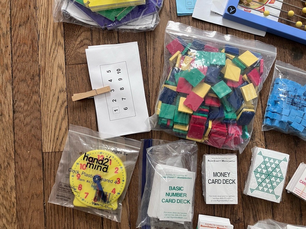 Right Start Math Manipulatives & Games Large Lot