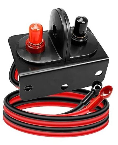 Waterproof Remote Battery Terminals, Battery Jump Post Kit with Cable and