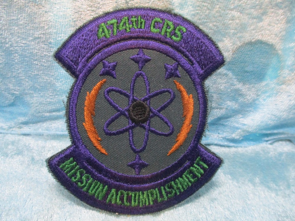 474th CRS Mission Accomplishment Military Patch