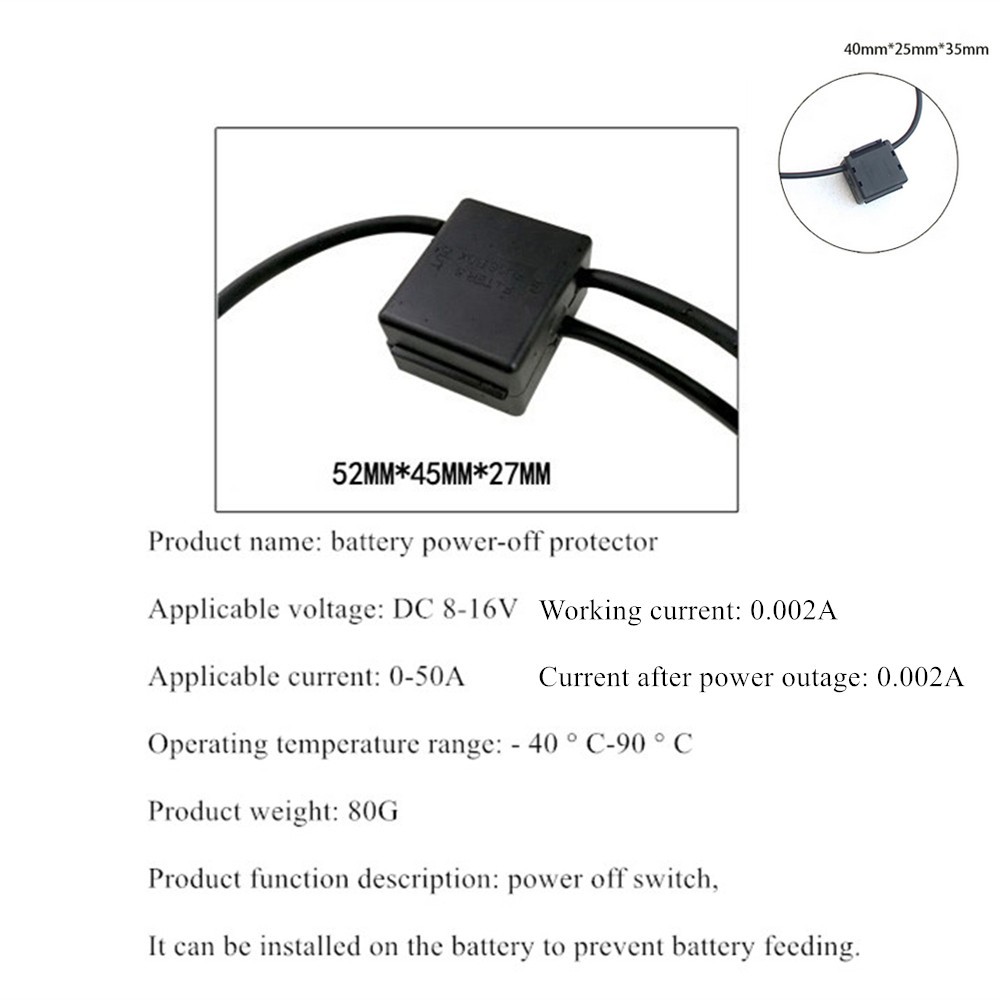 Universal Wireless Remote Control Motorcycle Battery Disconnect Cut Off Isolator