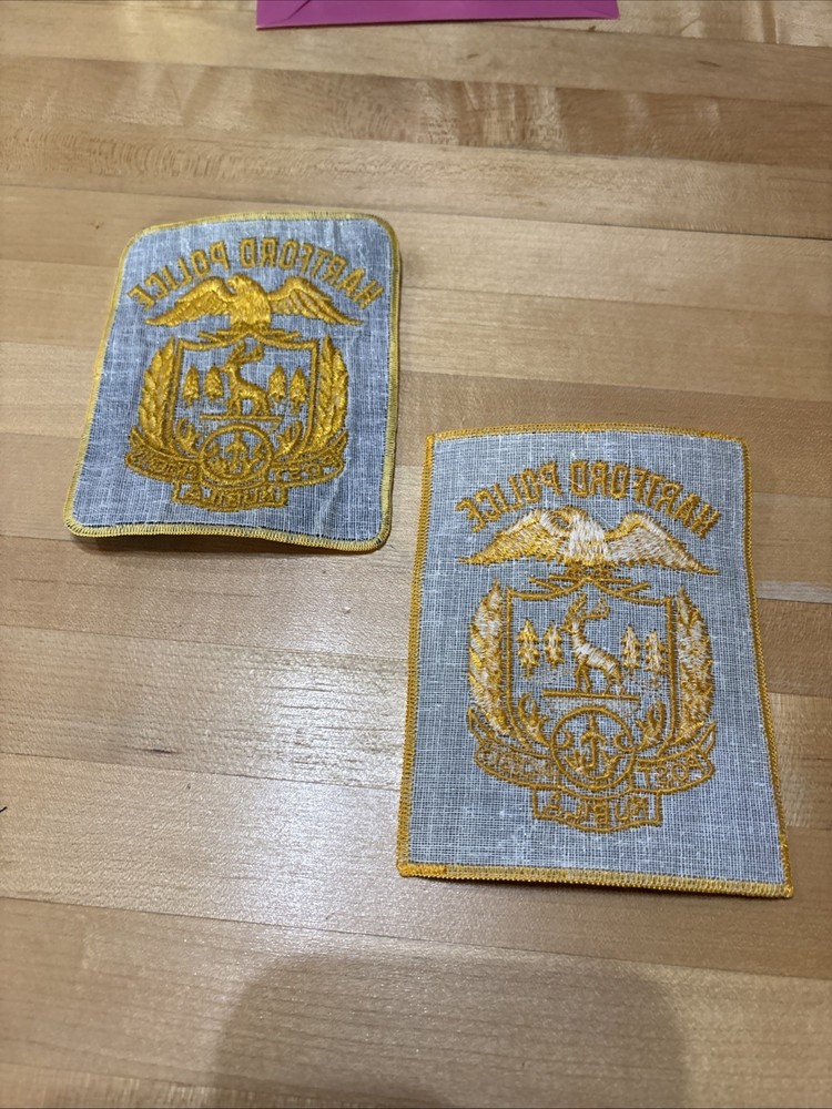 Hartford Connecticut Police patch Set