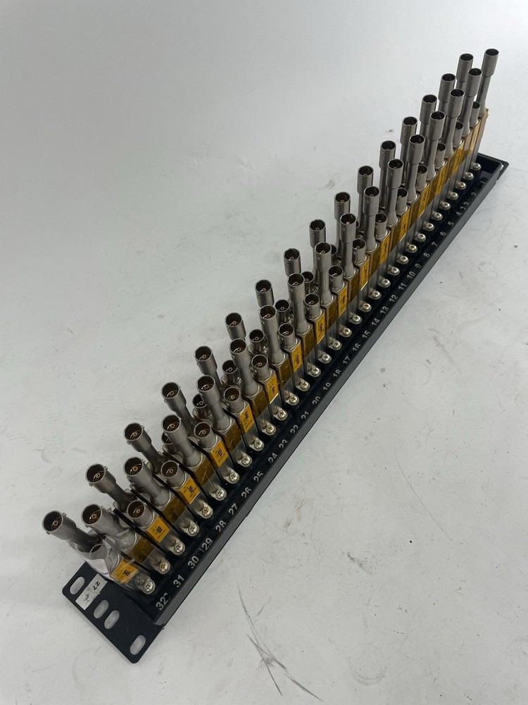ADC 2RU 2x32 HD Video Patchbay Jackfield Normalled Panel Terminated
