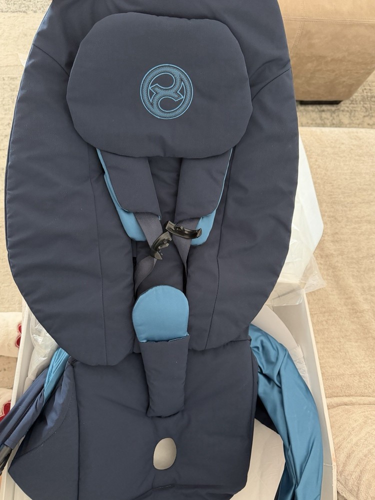 Cybex Mios 3 Compact Lightweight Stroller Navy And Matte Black