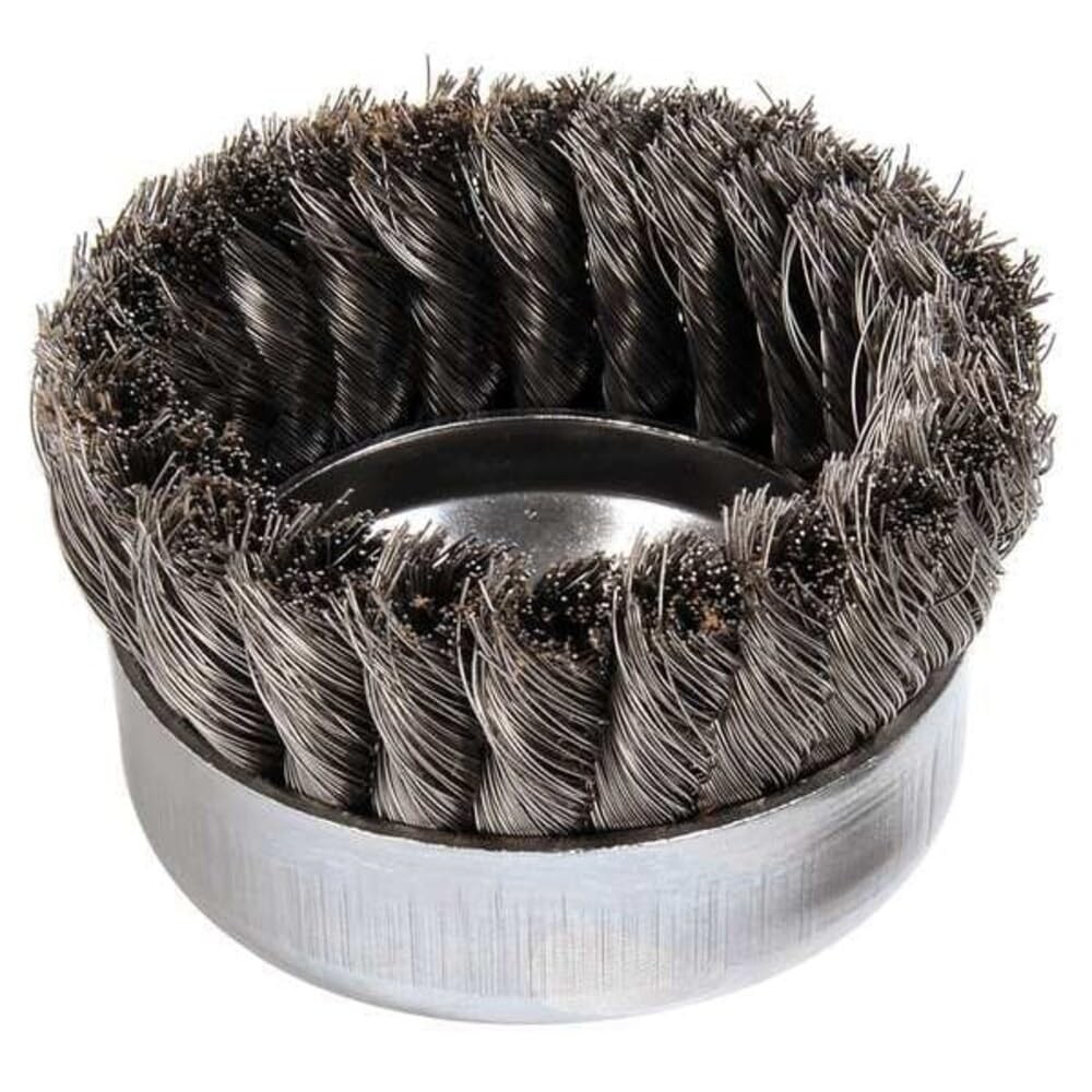 Weiler 4" Knot Wire Cup Brush 5/8"-11