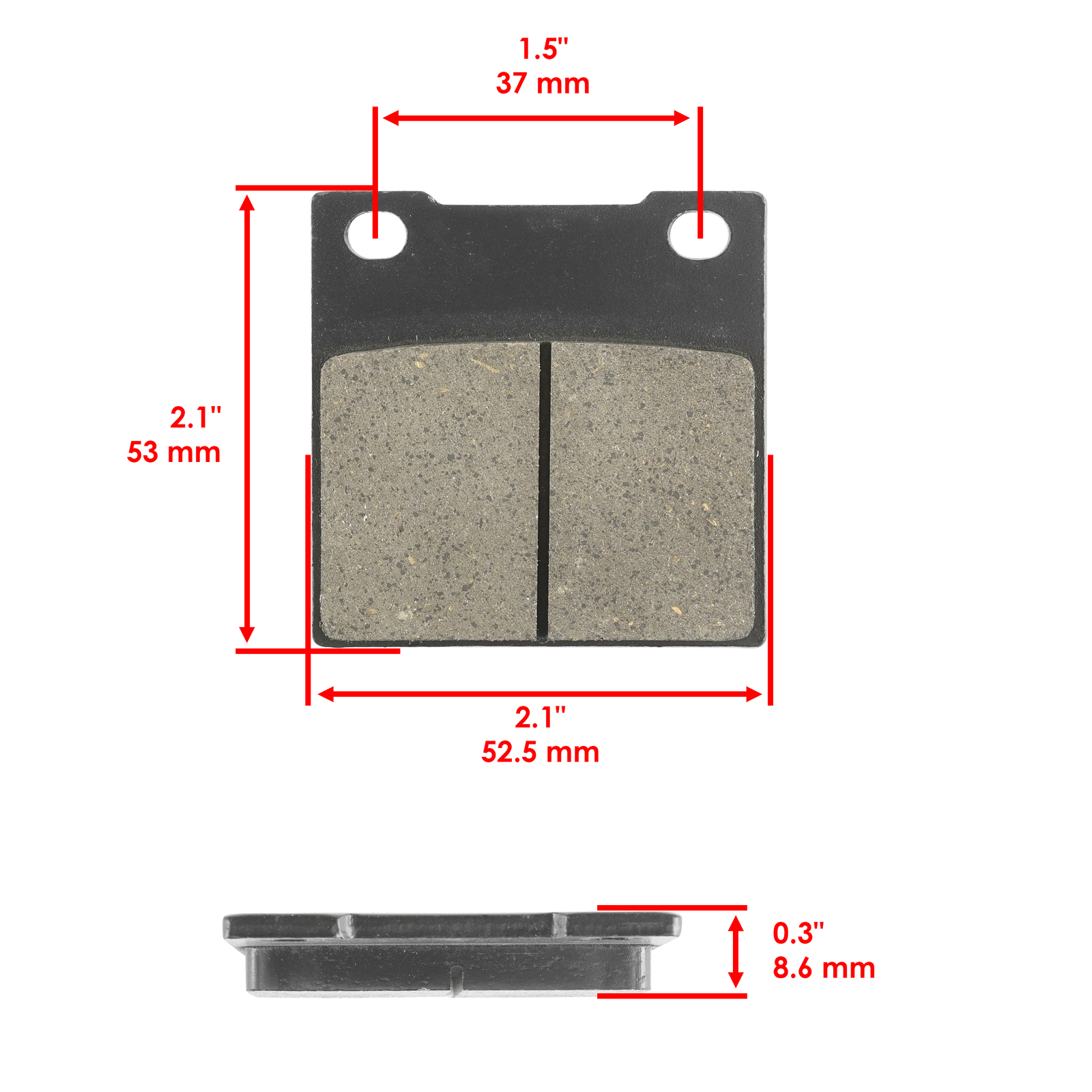 Front Rear Brake Pads for Suzuki GSX-R750 GSXR750 2000-2003 / TL1000S 1997-2001
