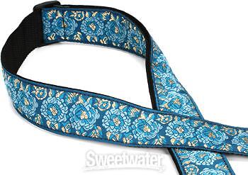 Levy's M8AS Jacquard Weave Guitar Strap - Blue