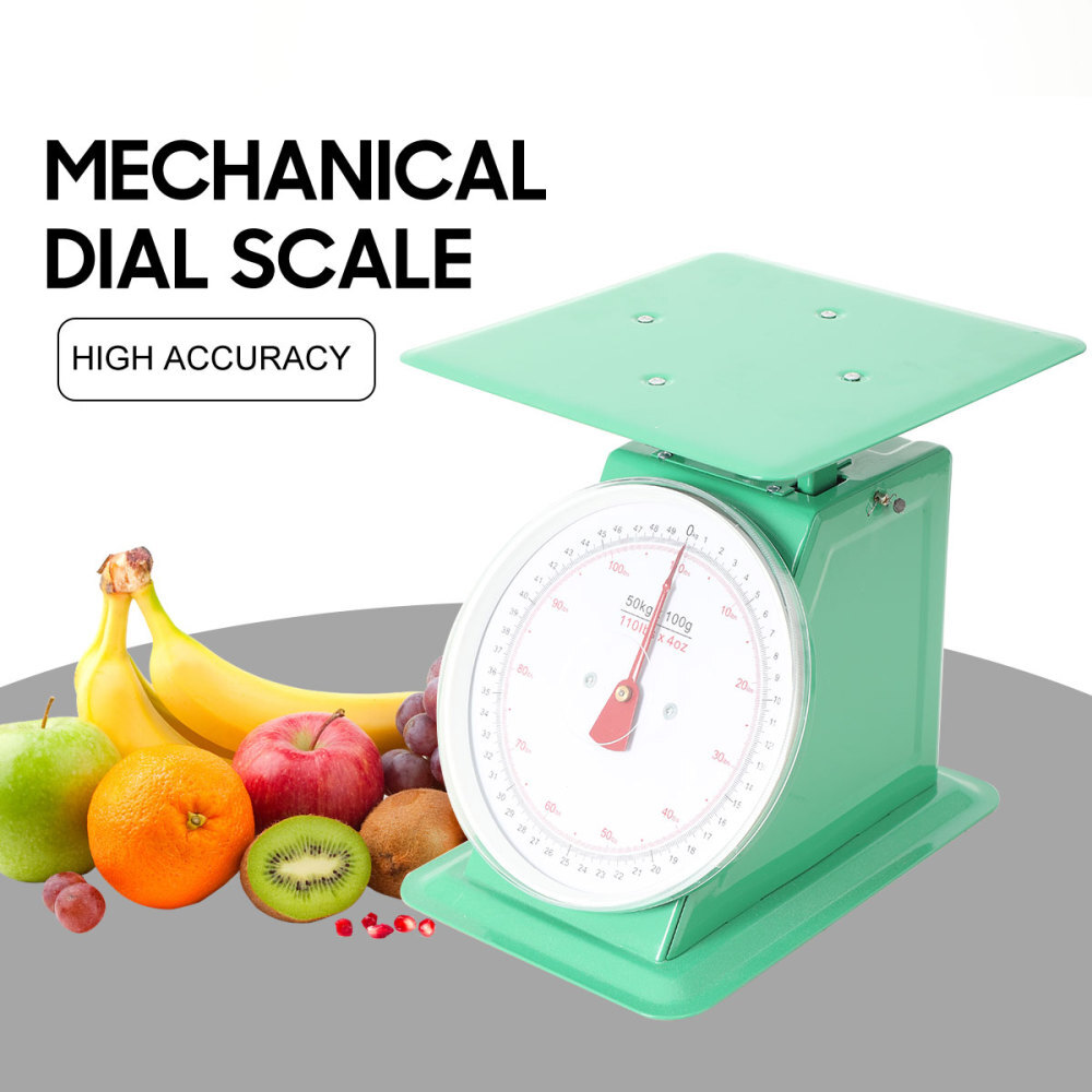 110LBS Mechanical Kitchen Scale Heavy Duty Portion-Control Mechanical Kitchen US