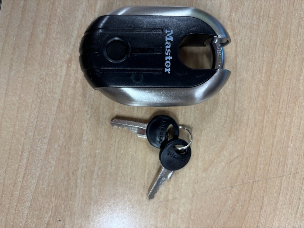 Master Lock model 187 titanium padlock - New