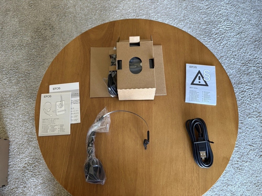 EPOS D 10 USB ML US II Wireless Headset DECT System Convertible 1000999