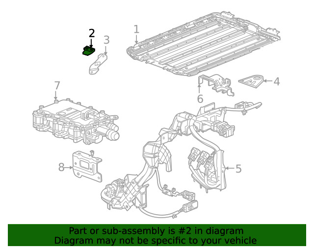 Genuine GM Front Bracket 84734645