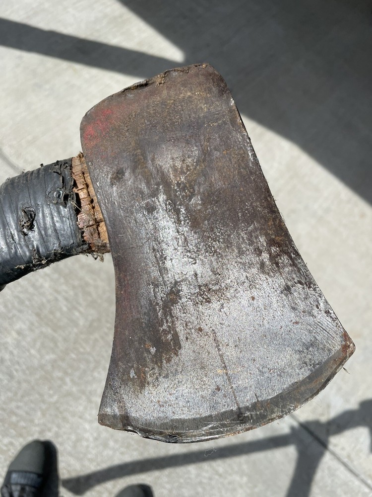Vintage Axe Head Single Bit Embossed “L7” (No Handle) BLH
