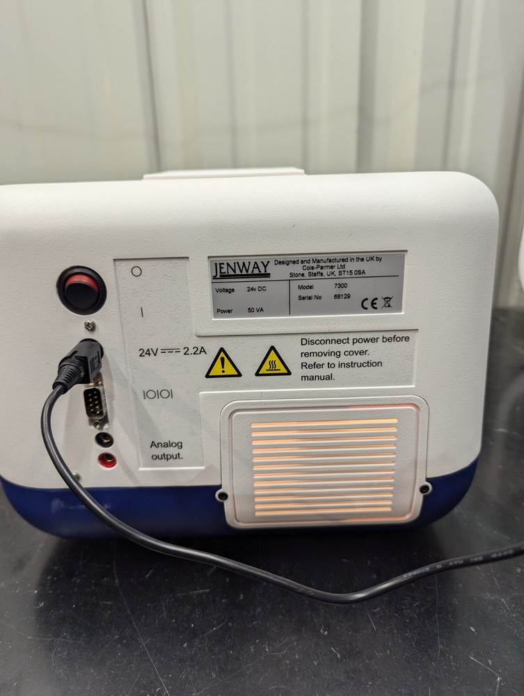 Jenway 7300 Visible Spectrophotometer Laboratory Benchtop