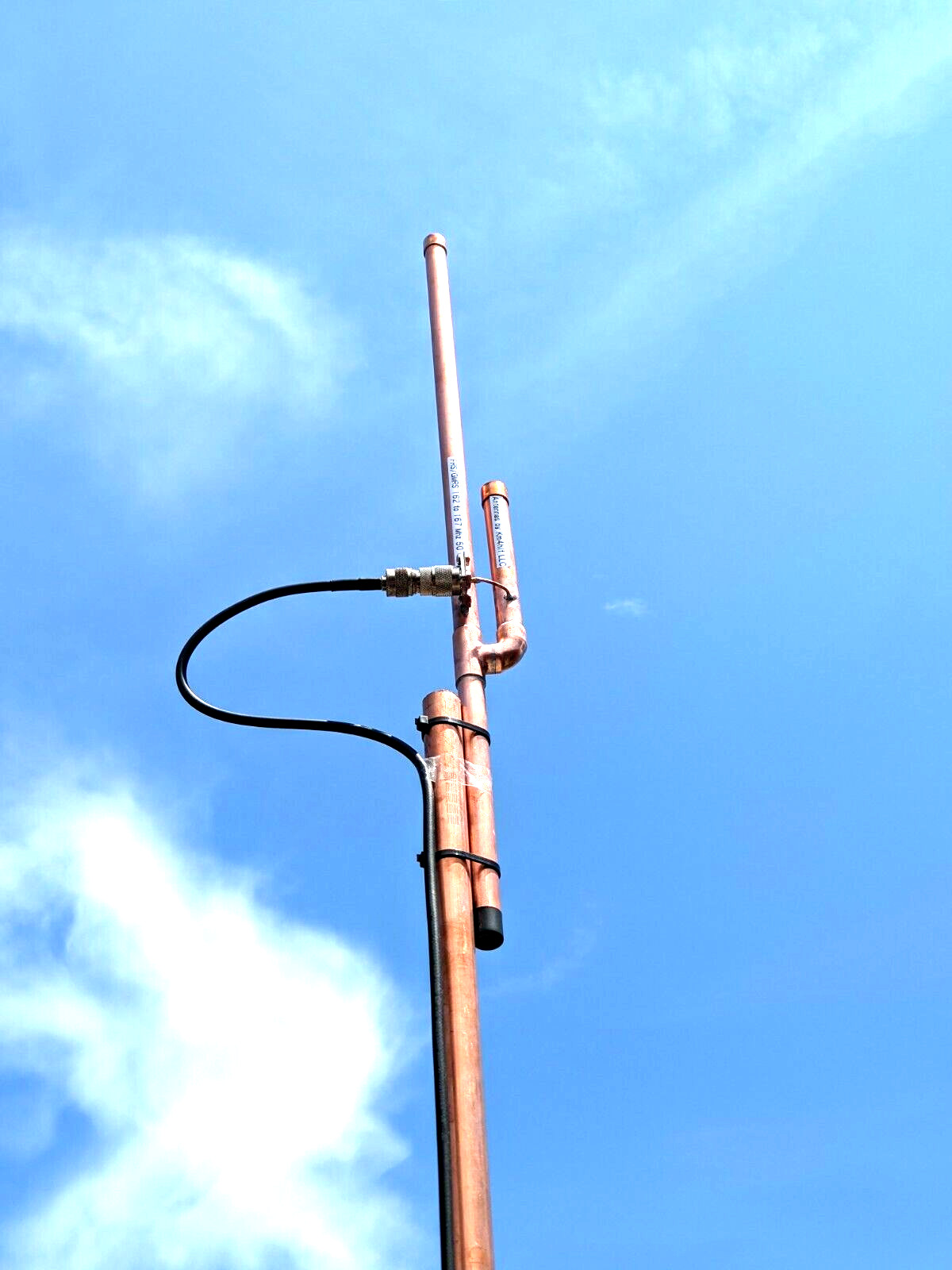 Base station J-Pole Antenna for the FRS/GMRS Radio Band (462 to 467Mhz)