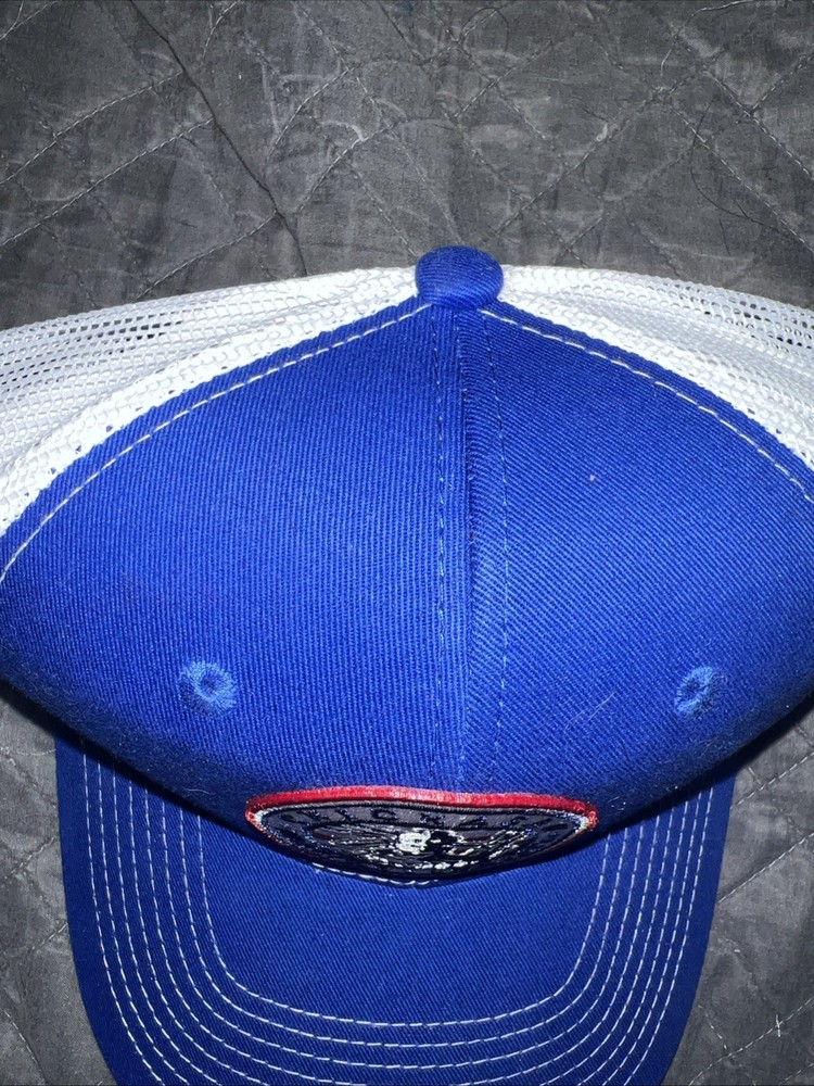 Chickasaw Warrior Society Snapback Hat patch logo on Front, mesh back