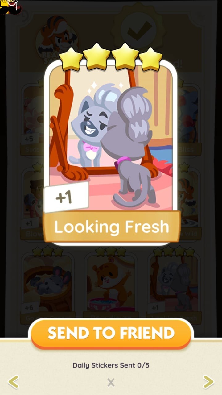 Looking Fresh- Stickers - 4⭐⭐⭐⭐ - ⚡️ Posh Pets Album ⚡️