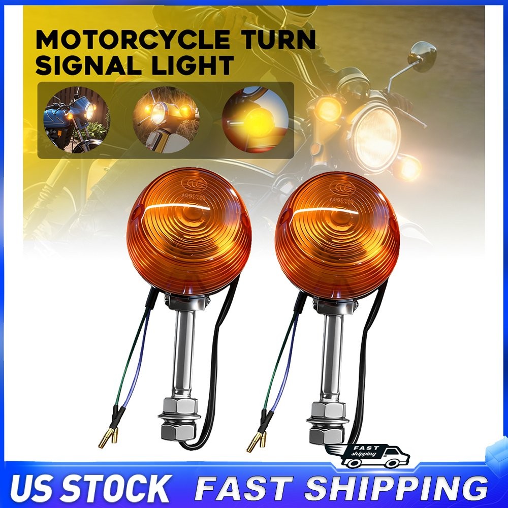 Turn Signal Blinker Light Amber indicator Blinker For Honda MT125 Elsinore 74-76