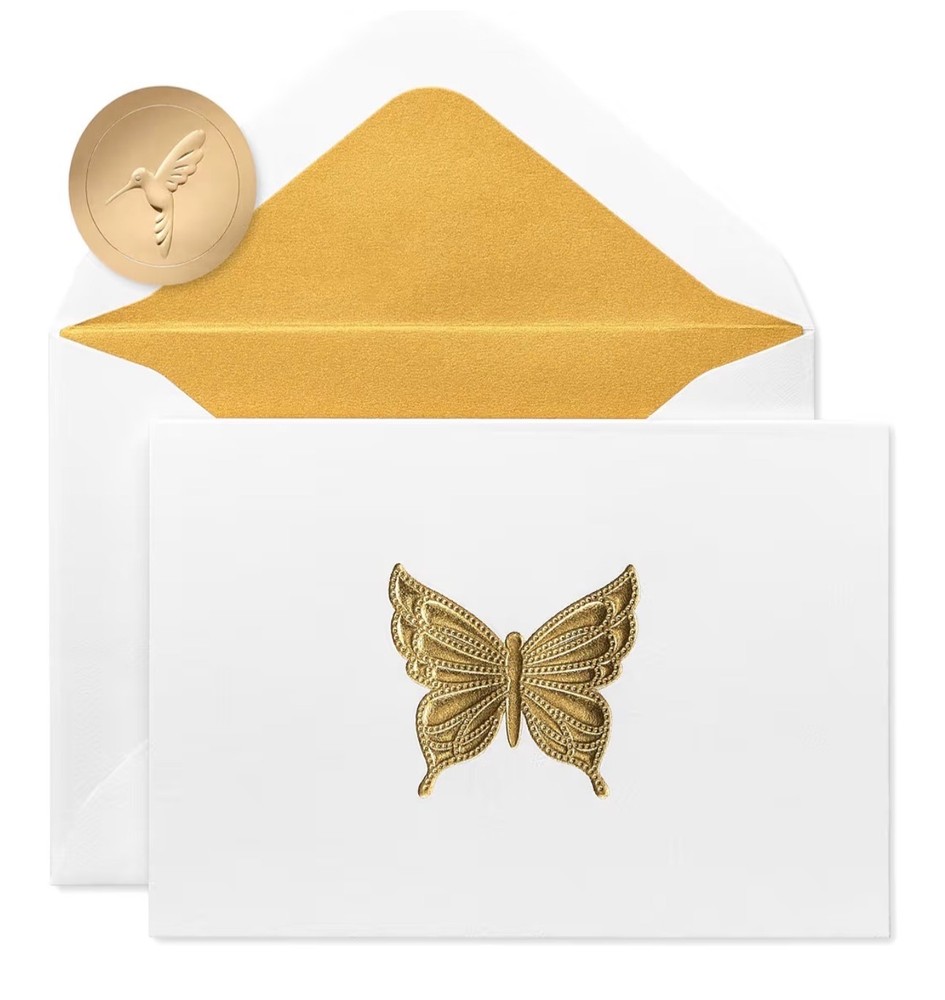 Papyrus Butterfly Stationery
