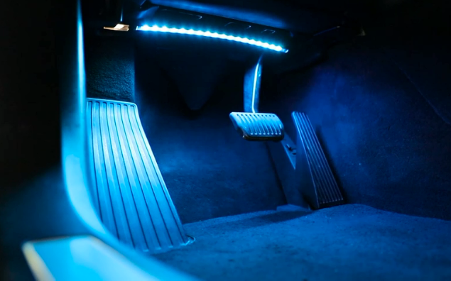 48 RGB LED Strip Neon Atmosphere Light Kit USB Plug Bluetooth App Remote Control