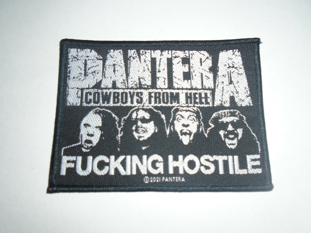 PANTERA COWBOYS FROM HELL WOVEN PATCH