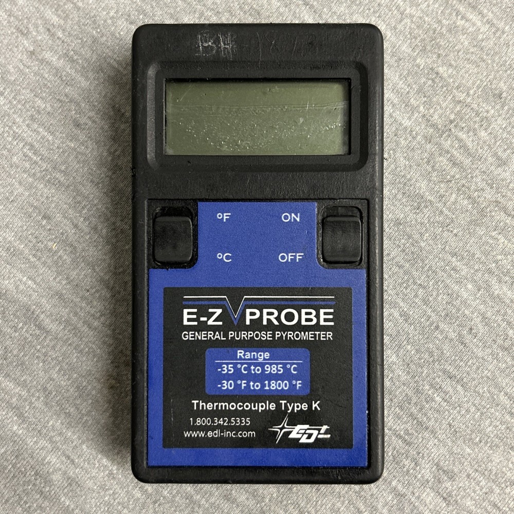 EDL E-Z Probe Digital Pyrometer Thermocouple Type K