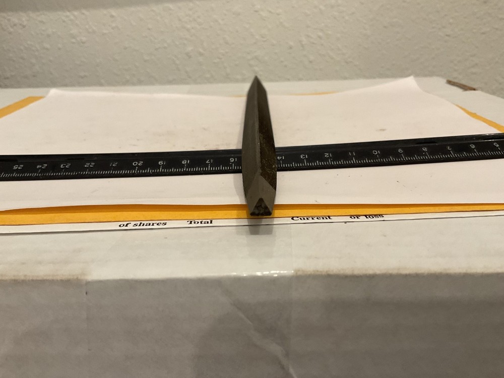 New Heller 10" Slim Taper File (Triangle), Smooth Cut