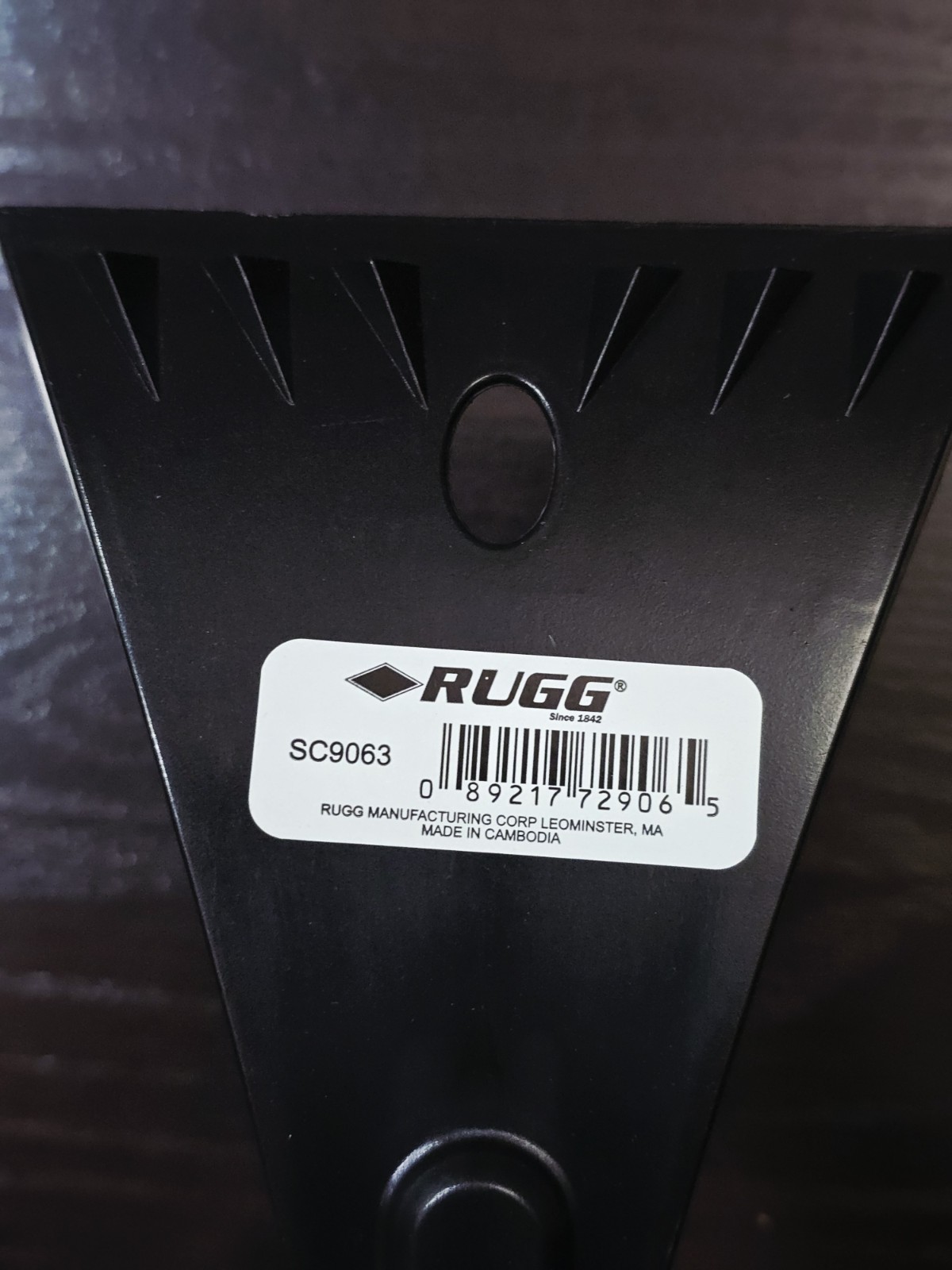 Rugg 39-55 in. Extendable Telescopic Ice Scraper / Snowbrush, Lightweight SC9063