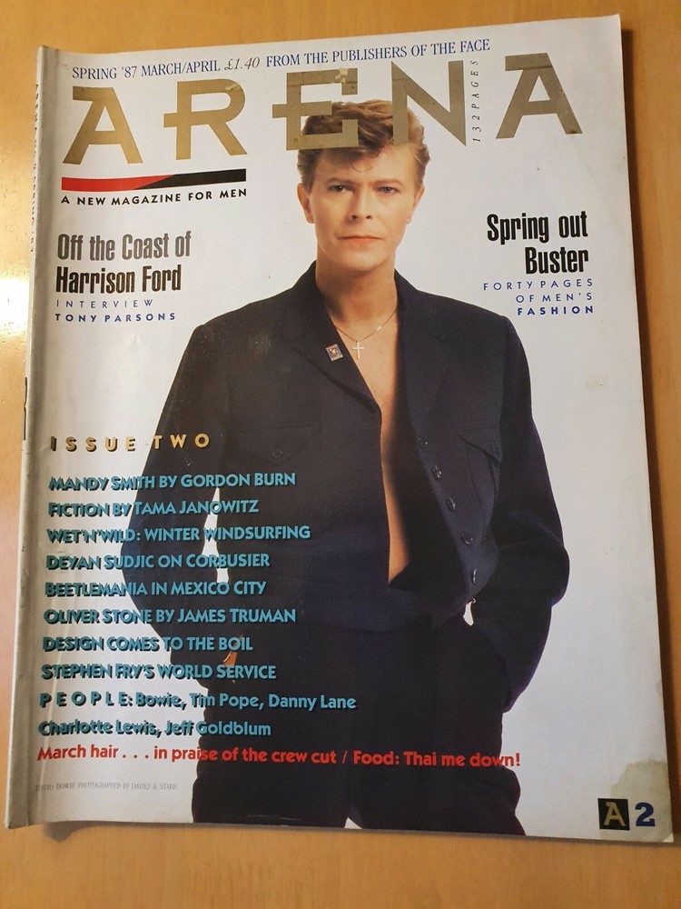 David Bowie Arena Magazine Issue 2 Spring 1987