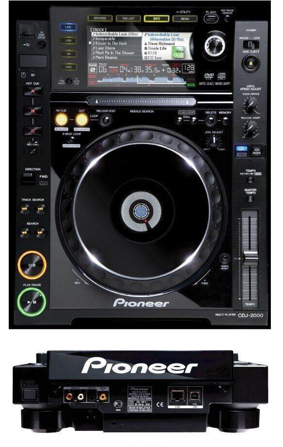 Pioneer CDJ-2000 Professional DJ Multi Player Digital Turntable CDJ2000 High-end