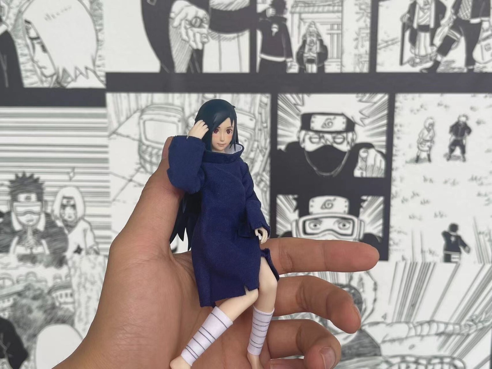custom 1/12 Uchiha Hikari 6 inch shf figure