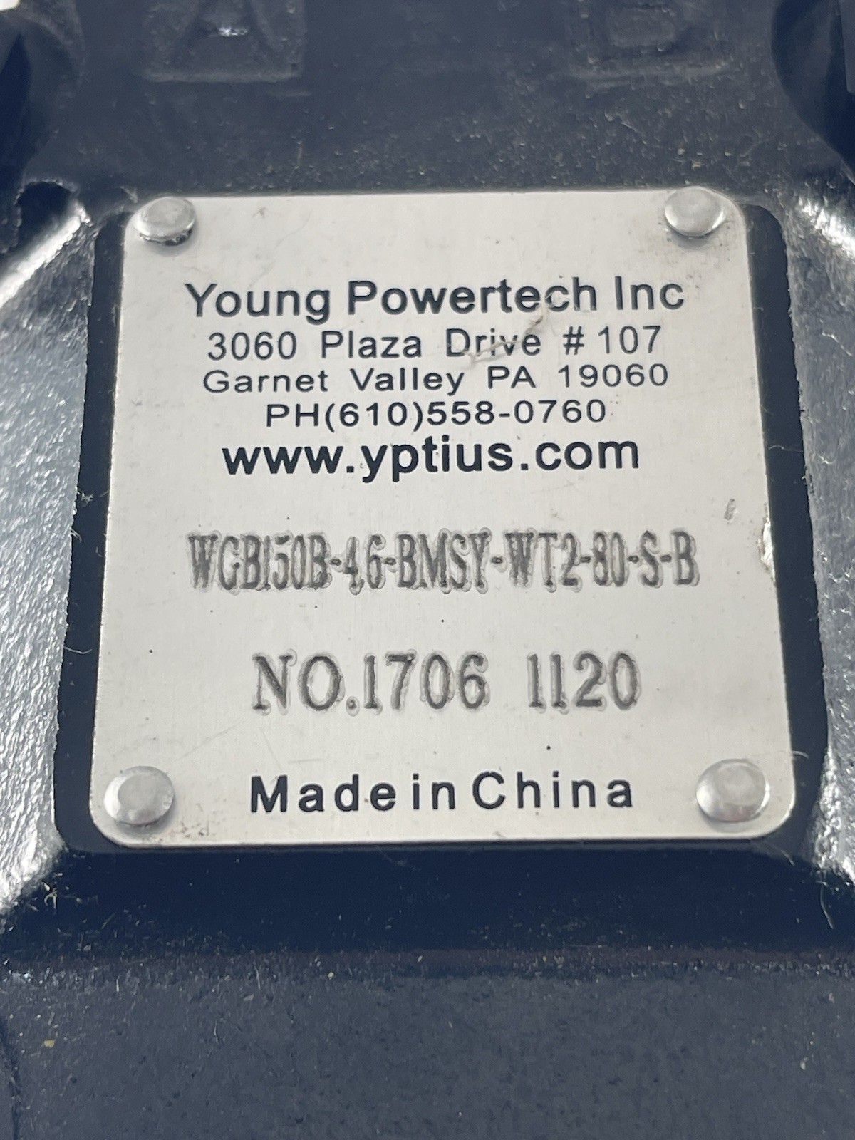 Young Powertech Hydraulic Mini Excavtor Final Drive WGB150B-46-BMSY-WT2-80-S-B