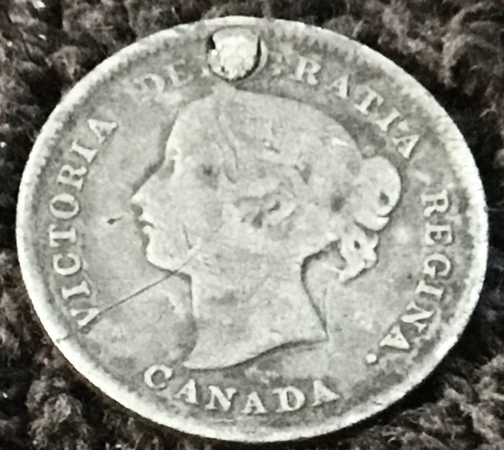 1882H, 5 Cent Canada Coin KM 2