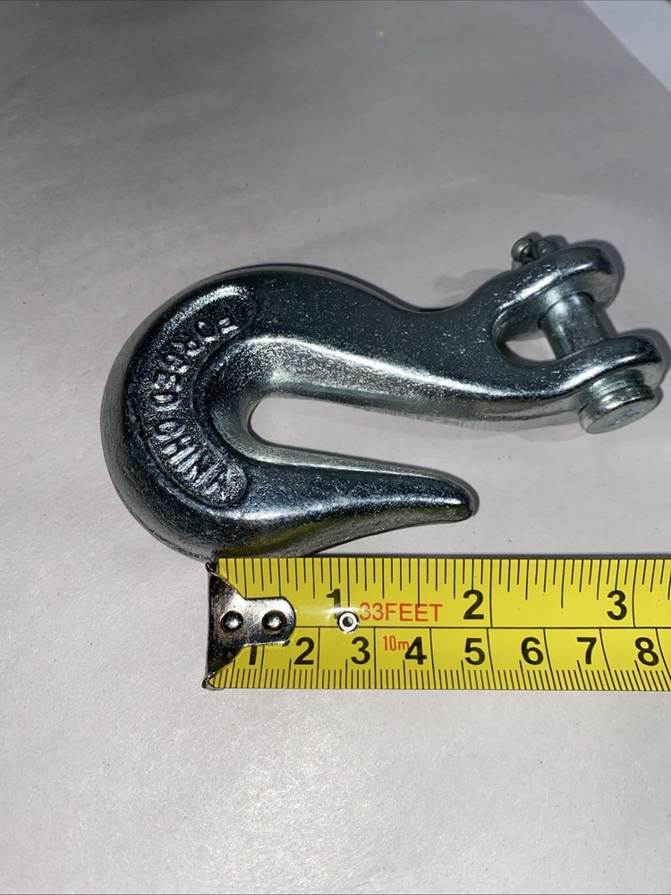 High Test Zinc Plated Clevis Grab Hook 3/8"