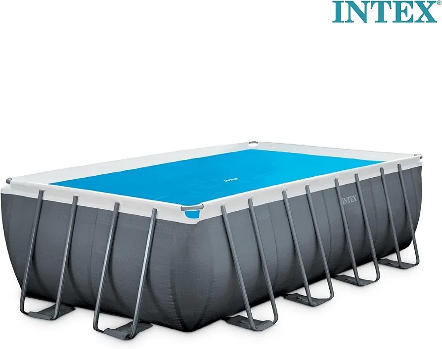 Intex 29026E 9 x 18 Foot Rectangular Solar Frame Set Pool Cover