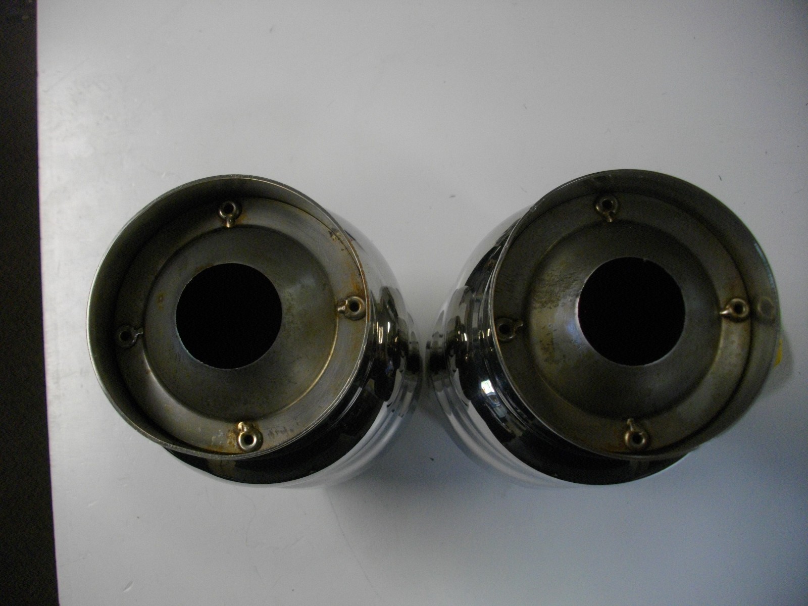 Boat Marine 4" Stainless Exhaust Tips with Mufflers Gibson Eddie Gaffrig