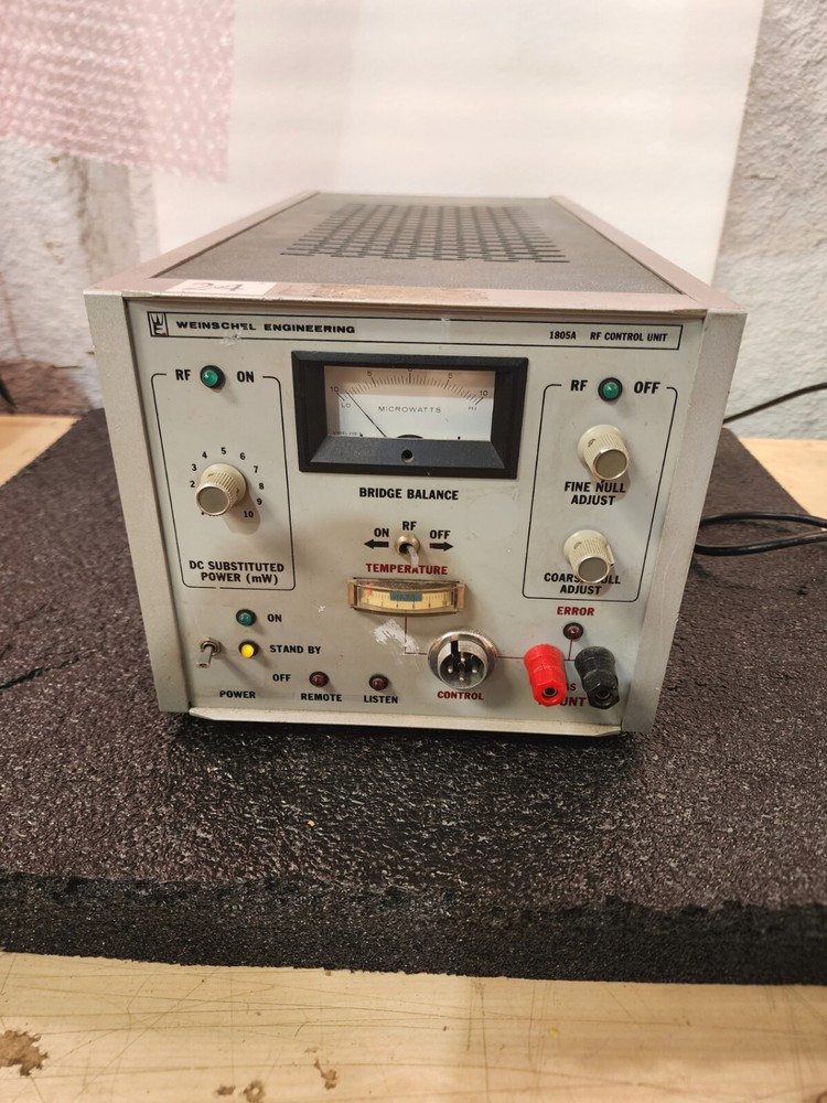 Tegam/Weinschel 1805A RF Control Unit READ!!!