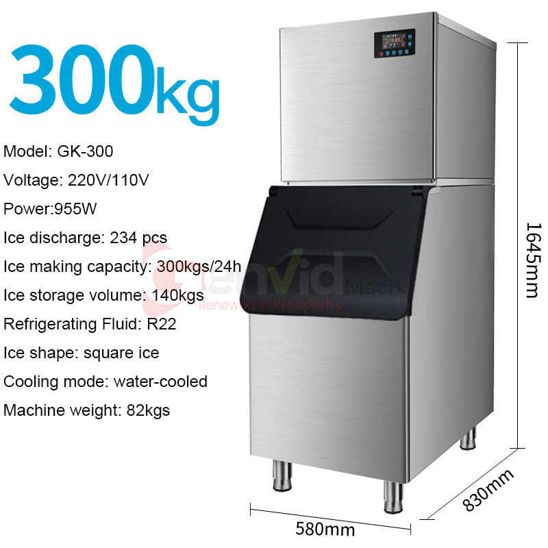 110V/220V Commercial Ice Cube Making Machine Automatic Block Ice Maker
