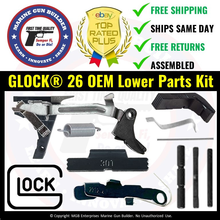 G26 OEM LPK Gen 3 Genuine Stamped Glock 26 Lower Parts Kit